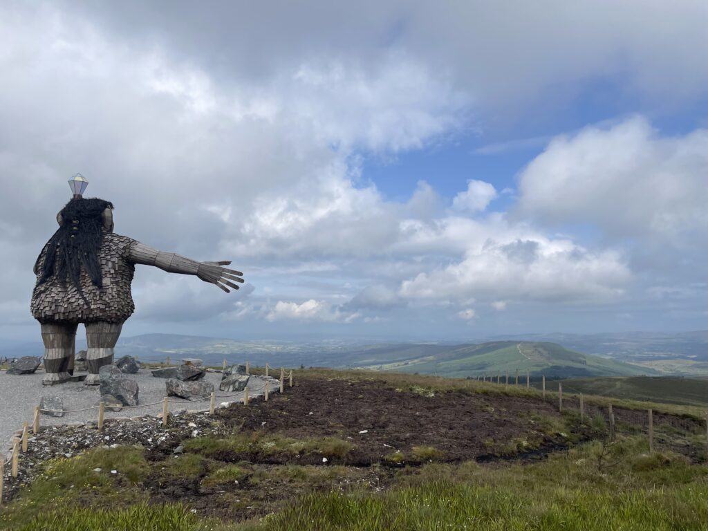 Darrach the Giant at the top of Mullaghcairn